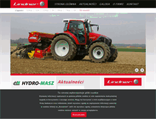 Tablet Screenshot of lindner-traktor.pl